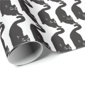 Katze Geschenkpapier (Rolleneckpunkt)