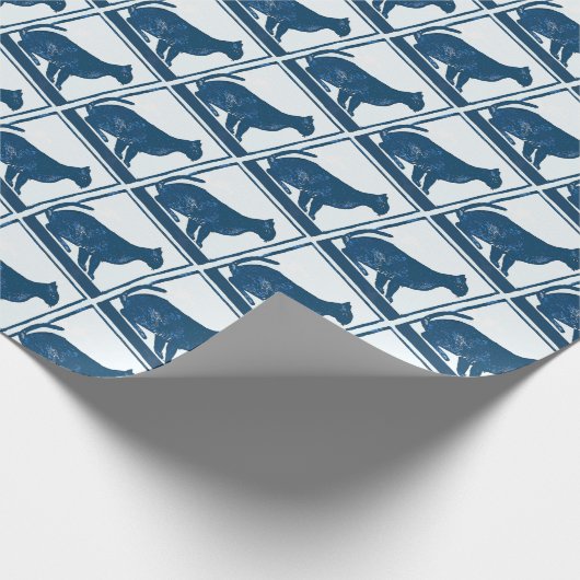 Katze, Geschenkpapier (Ecke)