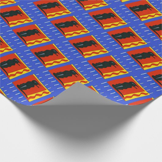 Katze, Geschenkpapier (Ecke)