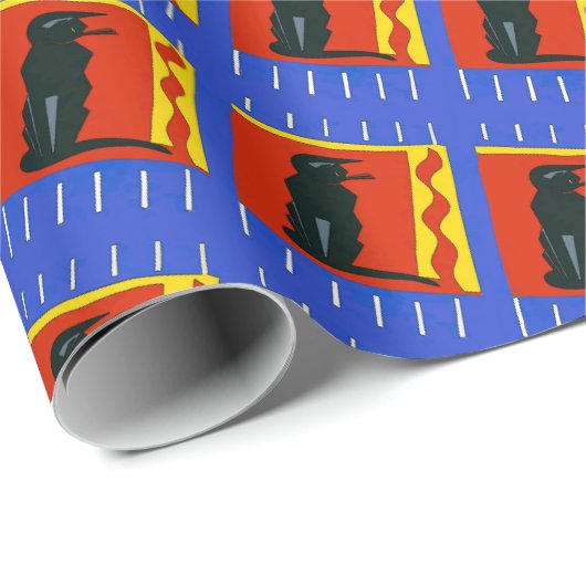 Katze, Geschenkpapier (Rolleneckpunkt)