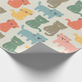 Katze Geschenkpapier (Ecke)