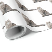 Katze Geschenkpapier (Rolleneckpunkt)