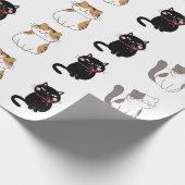 Katze Geschenkpapier (Ecke)
