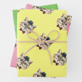 KATZE GESCHENKPAPIER SET (Beispiel)