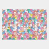 Katze Geschenkpapier Set (Vorderseite 3)