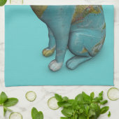 Katze Geschirrtuch (Gefaltet)