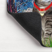 KATZE (Getigert2) - Sternennacht Mousepad (Ecke)