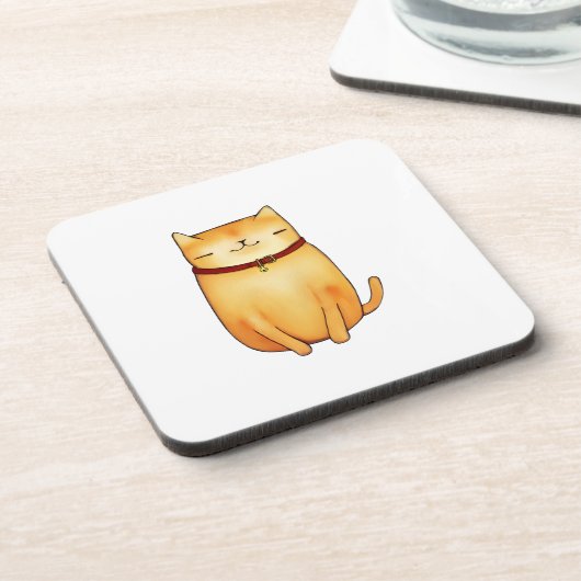 Katze Getränkeuntersetzer (Linke Seite)