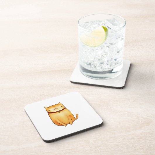 Katze Getränkeuntersetzer (Rechte Seite)