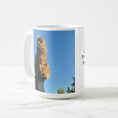Katze gewartet für Jesus Kaffeetasse (Vorderseite Links)
