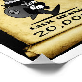 Katze Gewollt Tote oder lebendes Poster (Ecke)