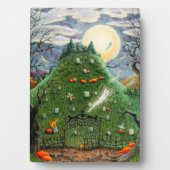 KATZE-GHOSTEN IN NEUN LEBENS FRIEDHOF, SPOOKY FOLK FOTOPLATTE (Vorderseite)