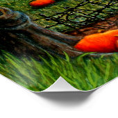 KATZE-GHOSTEN IN NEUN LEBENS FRIEDHOF, SPOOKY FOLK POSTER (Ecke)