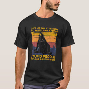 Katze gibt mir die Kraft, von einem blöden Pen weg T-Shirt