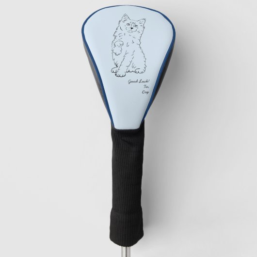 Katze Golf Headcover (Vorderseite)
