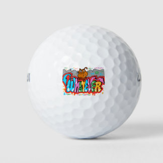 Katze Golfball