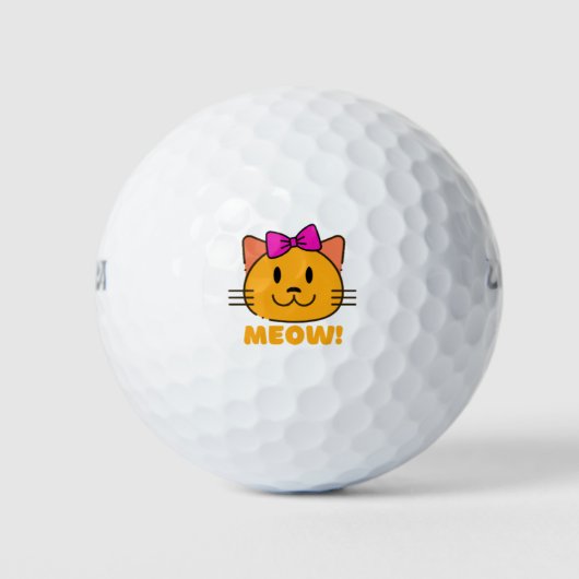 Katze Golfball (Vorderseite)