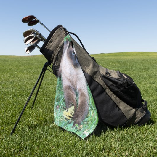 Katze Golfhandtuch (Gras)