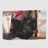 Katze Golfhandtuch (Horizontal)