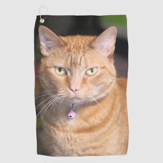 Katze Golfhandtuch (Vorderseite)