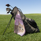 Katze Golfhandtuch (Gras)
