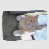 Katze Golfhandtuch (Horizontal)