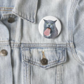 Katze Got deine Zunge? Button (Beispiel)