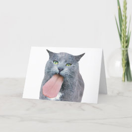 Katze Got deine Zunge? Karte