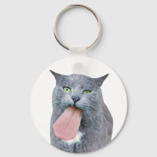 Katze Got deine Zunge? Schlüsselanhänger