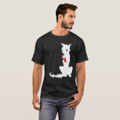 KATZE GOT IHR TONGUE-Shirt oben in WEISSE KATZE T-Shirt (Vorne ganz)