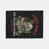 Katze Got ihr Zunge Little Mouse Zade Meadows Buch Fleecedecke (Vorderseite (Horizontal))