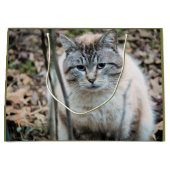 Katze Große Geschenktüte (Vorderseite)