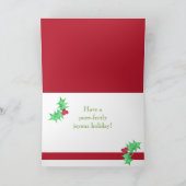 Katze | Grußkarte für Joliday Karte (Innenseite)