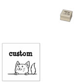 Katze Gummistempel (Stempel)
