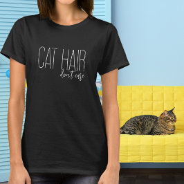 Katze Haare kümmern Hund nicht lange T-Shirt