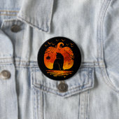 KATZE HALLOWEEN KOSTÜM KÜRBIS KATZEN LIEBHABER HER BUTTON (Beispiel)