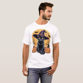 Katze Halloween Kürbis Essential T-Shirt (Vorne ganz)