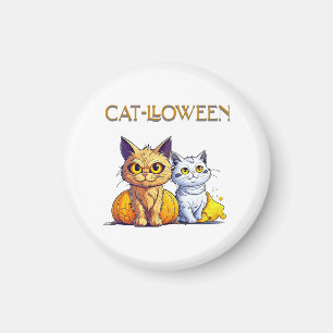 Katze Halloween  Magnet