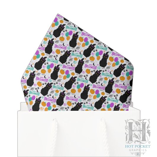 Katze Halloween Seidenpapier