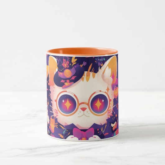 Katze - Halloween Themed | Mug Tasse (Zentrum)
