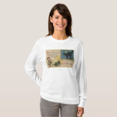Katze Halloweens GreetingBlack T-Shirt (Vorne ganz)