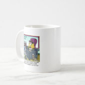 Katze hat 9 Leben-Versicherungen Kaffeetasse (Vorderseite Links)