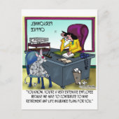 Katze hat 9 Lebensversicherungspläne Postkarte (Vorderseite)