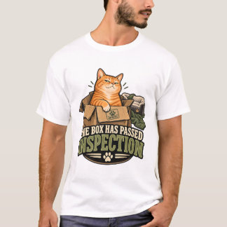 Katze hat die Box genehmigt T-Shirt