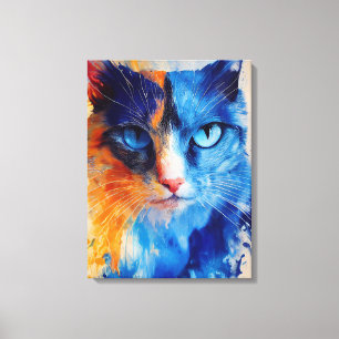 Katze Haustier Niedlich Adorable Animal Begleiter Leinwanddruck