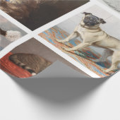 Katze Haustiere 8 Foto Portrait Collage Keepake Geschenkpapier (Ecke)