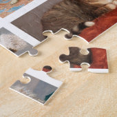 Katze Haustiere 8 Foto Portrait Collage Keepake Puzzle (Seite)