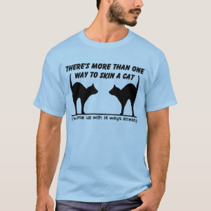Katze häuten Lustiges Shirt Humor