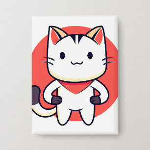 Katze, Heimtiere, Tier Button
