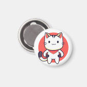 Katze, Heimtiere, Tier Magnet (Vorderseite/Rückseite)